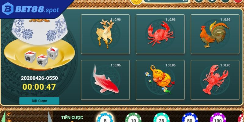 Bầu Cua Bet88 – Trò Chơi Trực Tuyến Được Yêu Thích Nhất 1 Tổng quan về bầu cua Bet88