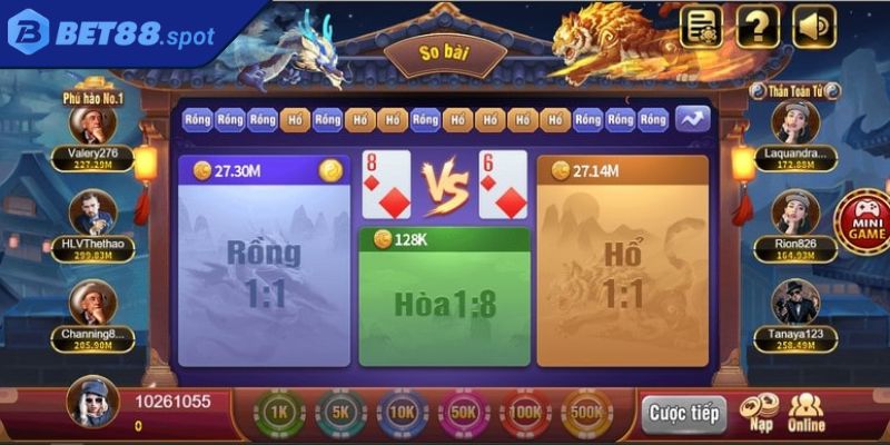 Mẹo chơi long hổ tăng khả năng thắng cược