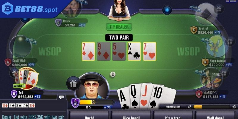 Poker Bet88 – Trò Chơi Cá Cược Online Đỉnh Cao Tại Nhà Cái 3 Tham gia chơi và đặt cược Poker Bet88
