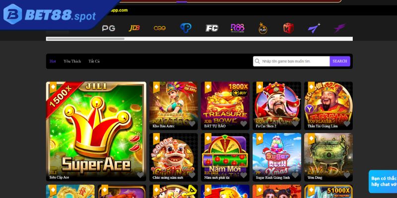 Sảnh JILI Bet88 - Thế Giới Giải Trí Hấp Dẫn Cho Mọi Game Thủ 1 Tổng quan về sảnh JILI Bet88