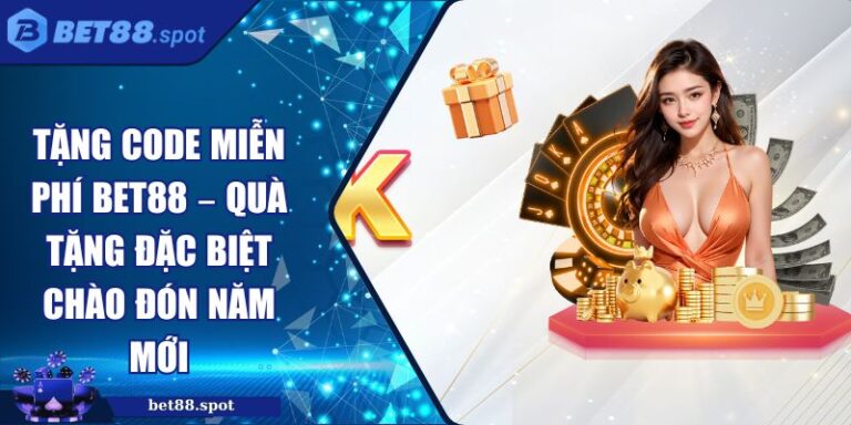 Tặng Code Miễn Phí Bet88 – Quà Tặng Đặc Biệt Chào Đón Năm Mới 5 tặng code miễn phí Bet88