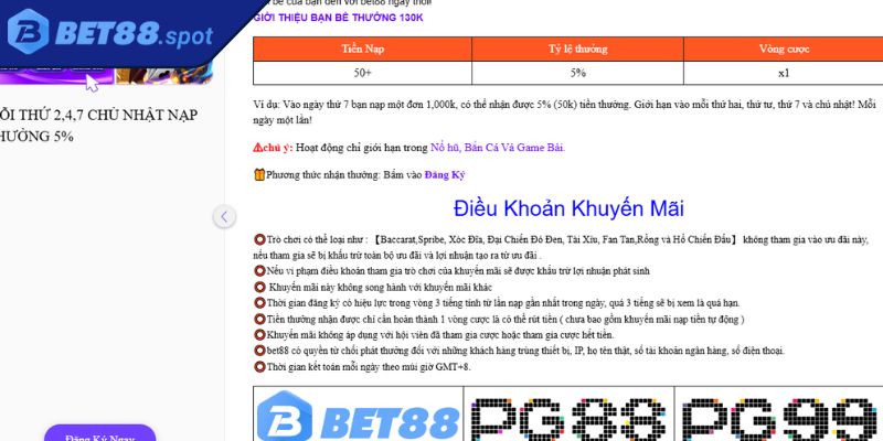 Ưu đãi chỉ áp dụng đúng trò chơi và thời gian quy định