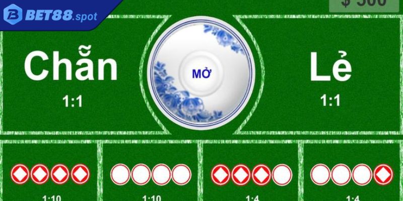 Quy trình diễn ra một ván Xóc Đĩa Bet88